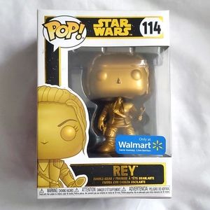 : Starwars star wars Rey  # 114   Funko Pop vinyl  figure bobble head